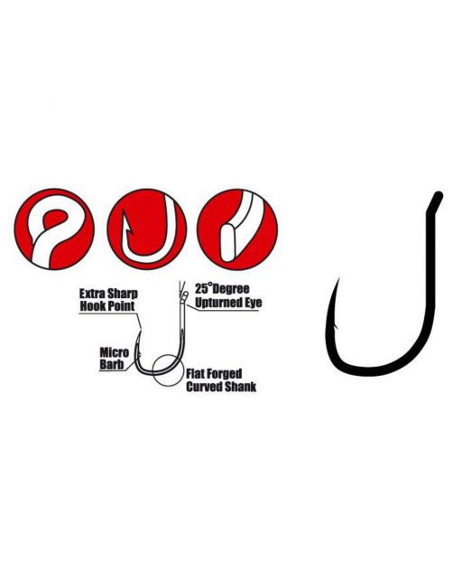 Gamakatsu G-Carp Wide Gape Super Hooks #4 - Vishaak -