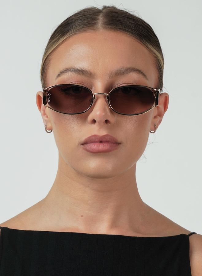 Otra Eyewear Polly Gold Tortoise/Brown To Pink Fade