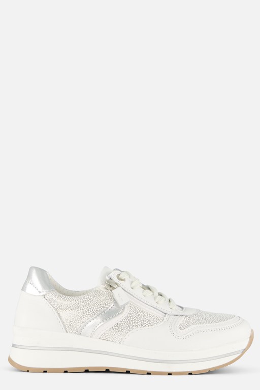 Feyn Ruby 70 Stretch Sneakers wit Leer