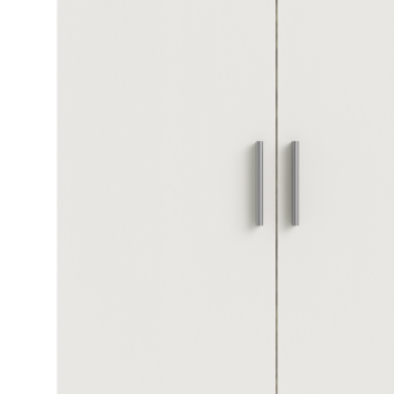 Kledingkast Pisa 2 deurs wit houtnerf 200x79x50 cm