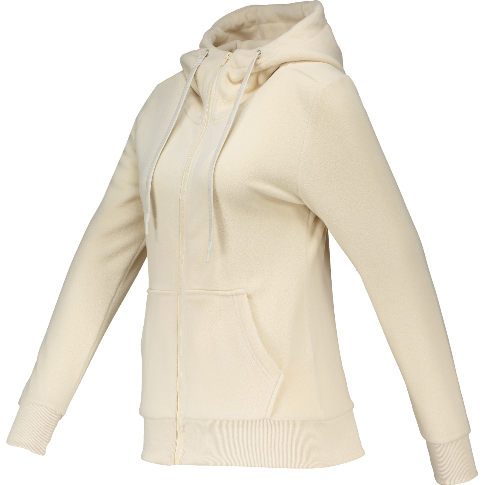 Damen-Polarfleecejacke mit Kapuze M, sand