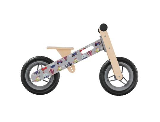 VIDAXL - Draisienne Vélo d'équilibre pour enfants imprimé gris