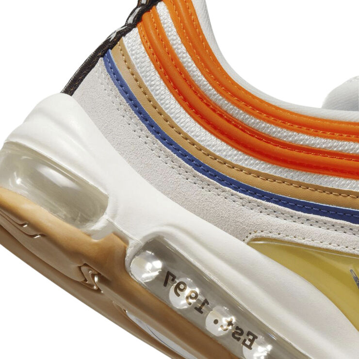 Nike NIKE AIR MAX 97 SE MEN'S SHOES Summit white/black-safety oran