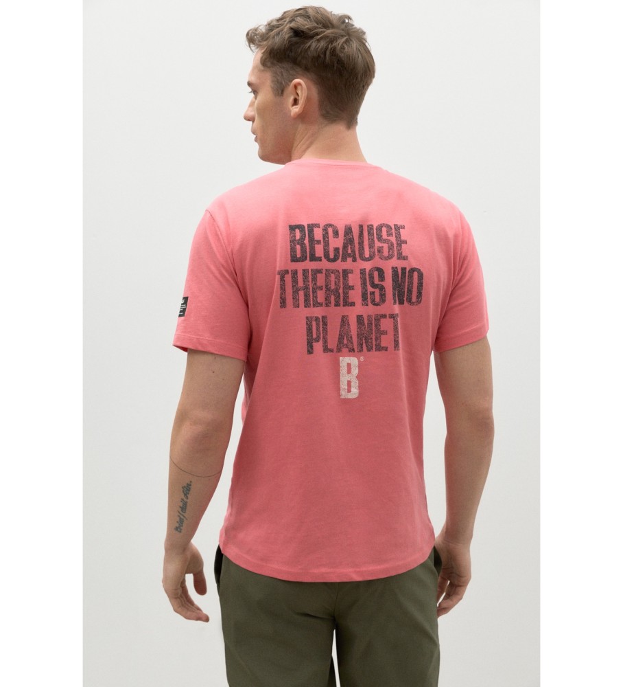 Camiseta ECOALF Minealf Back Coral