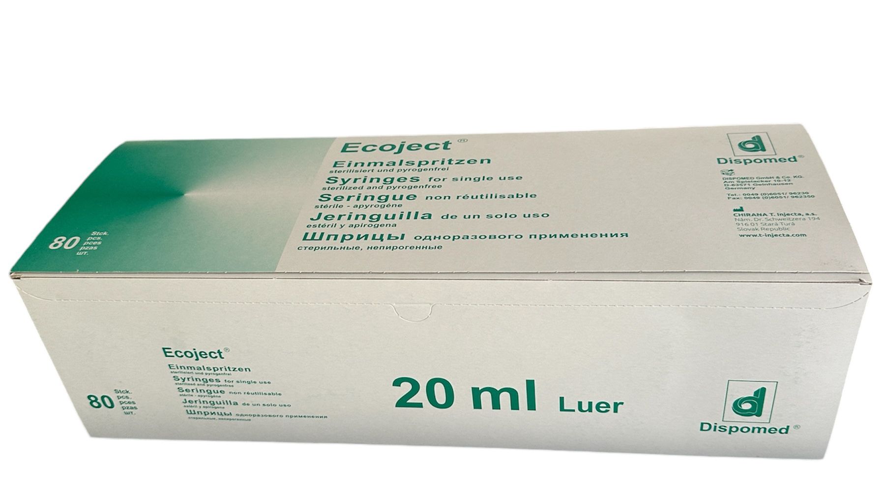 Einmalspritzen 20 ml