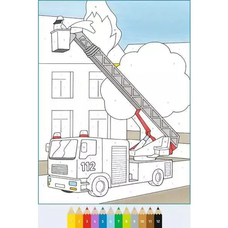 Ravensburger CreArt Malen nach Zahlen ab 5: Fahrzeuge