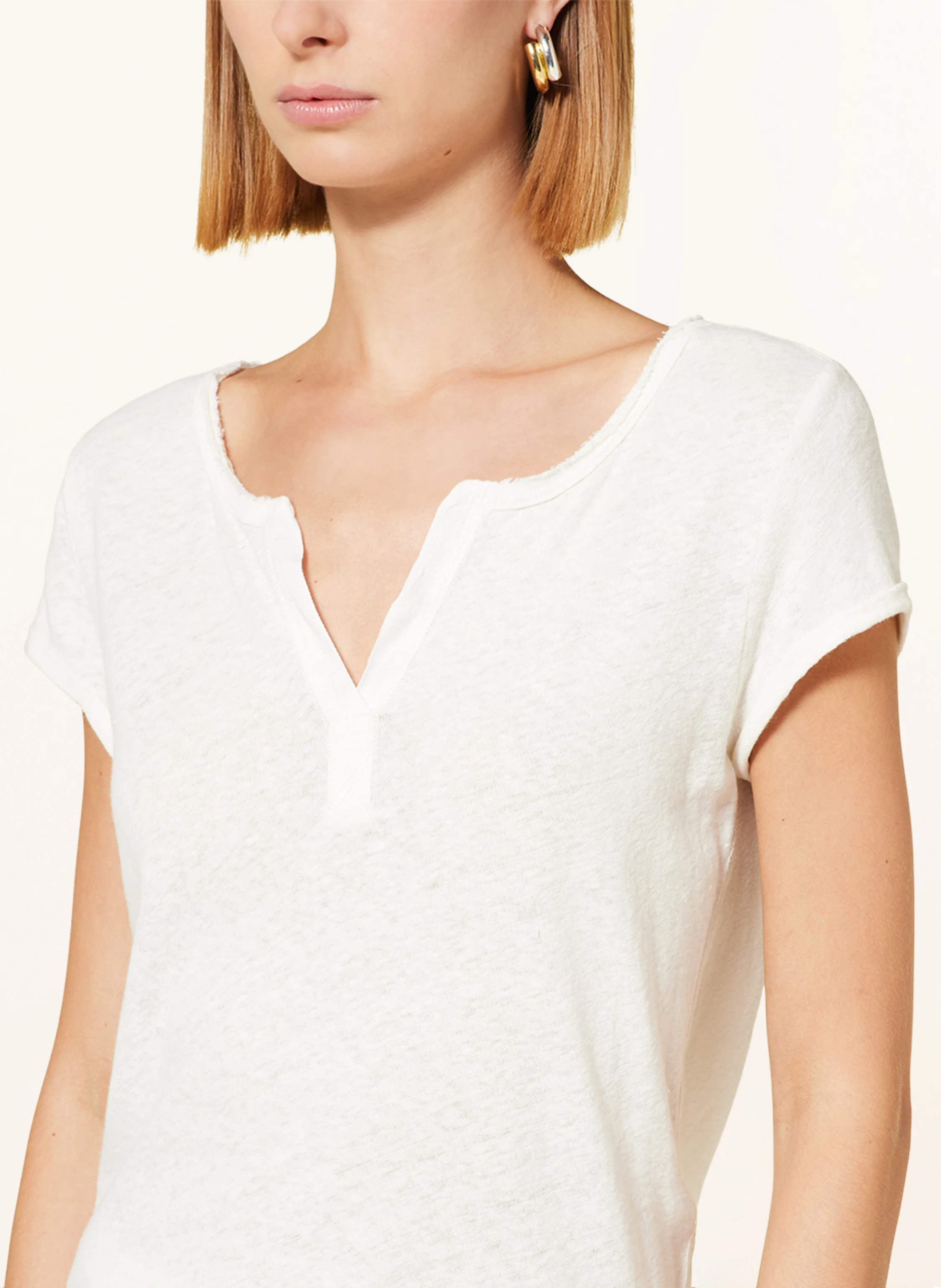MOS MOSH T-Shirt TROY mit Leinen
