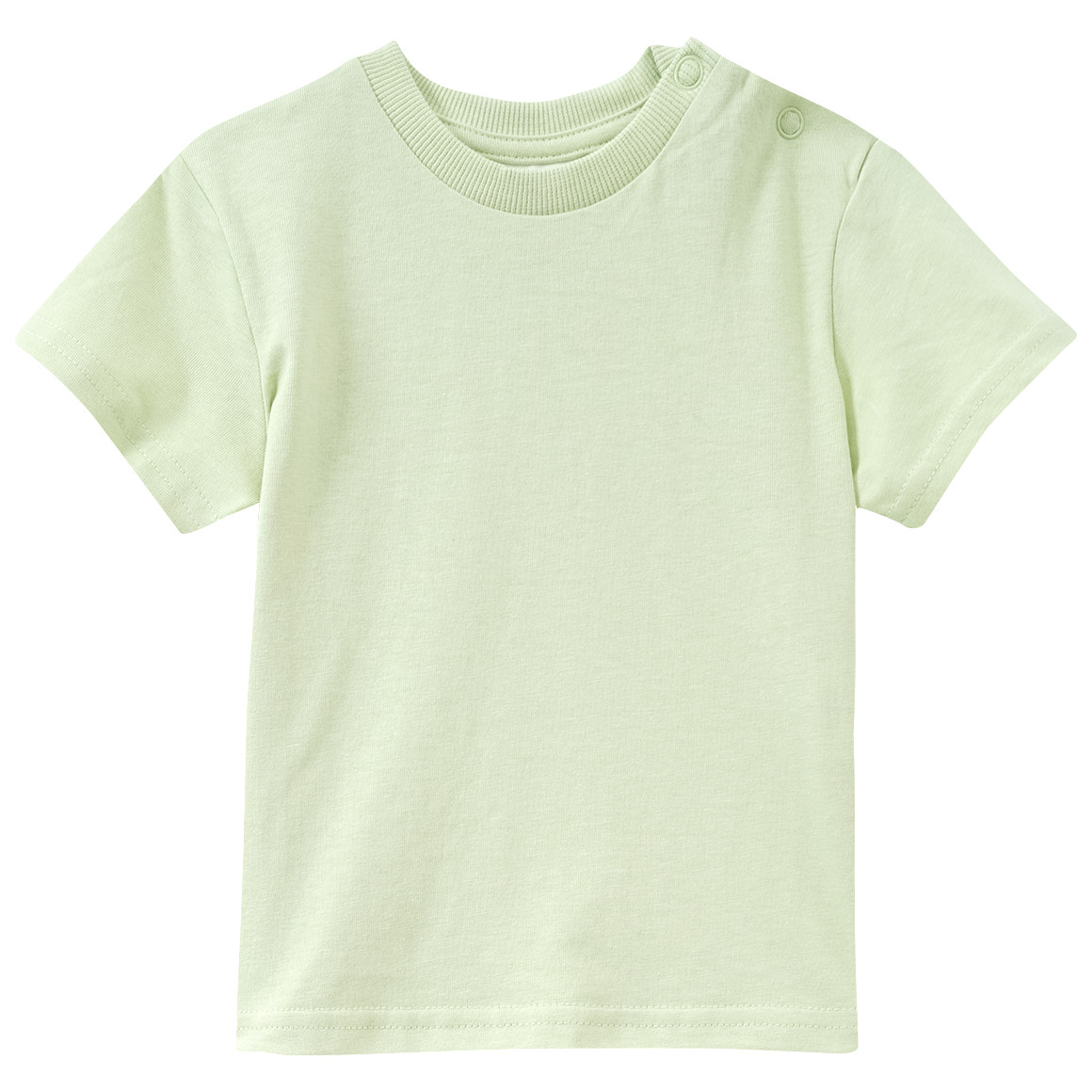 Famy 3 Baby T-Shirts unifarben hellgrün / dunkelgrün / orange