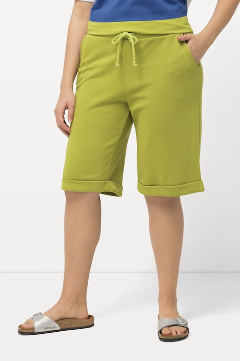 Sweatshorts Mary, weites, gerades Bein, Elastikbund