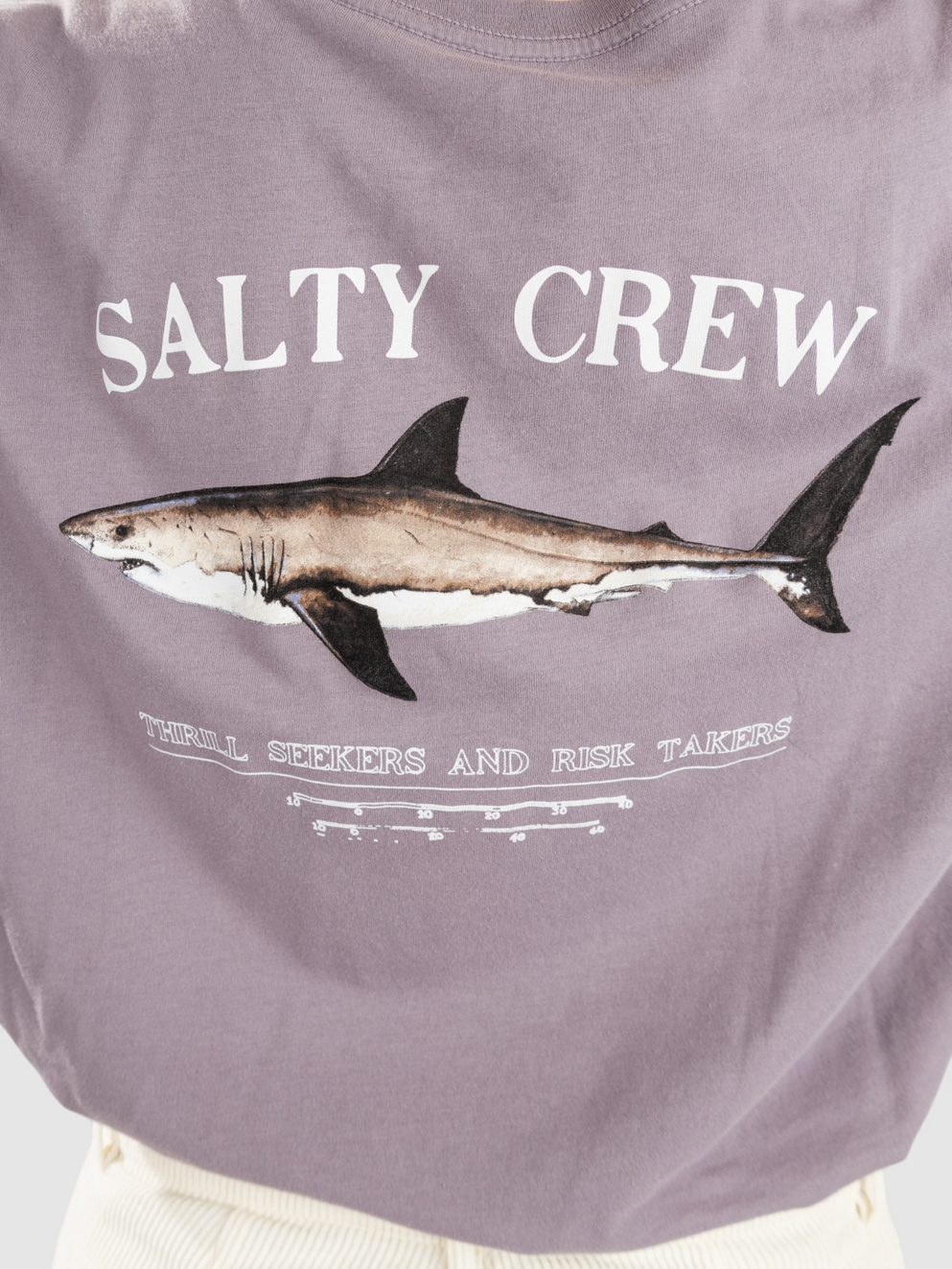 Salty Crew Bruce Boyfriend T-Shirt lavender stone