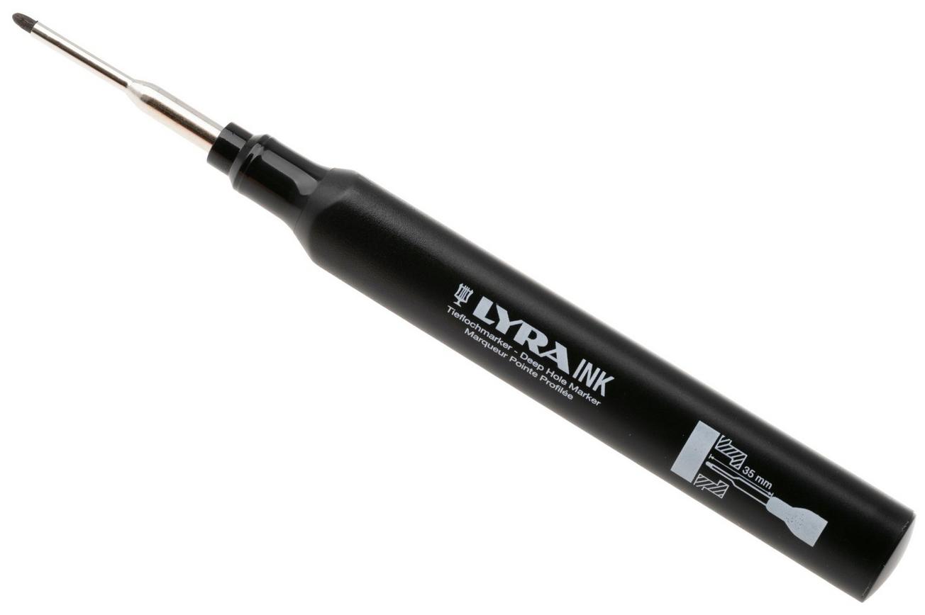 LYRA Ink Profi Deep-Hole Permanent Marker Pen L4480099 permanente marker, zwart