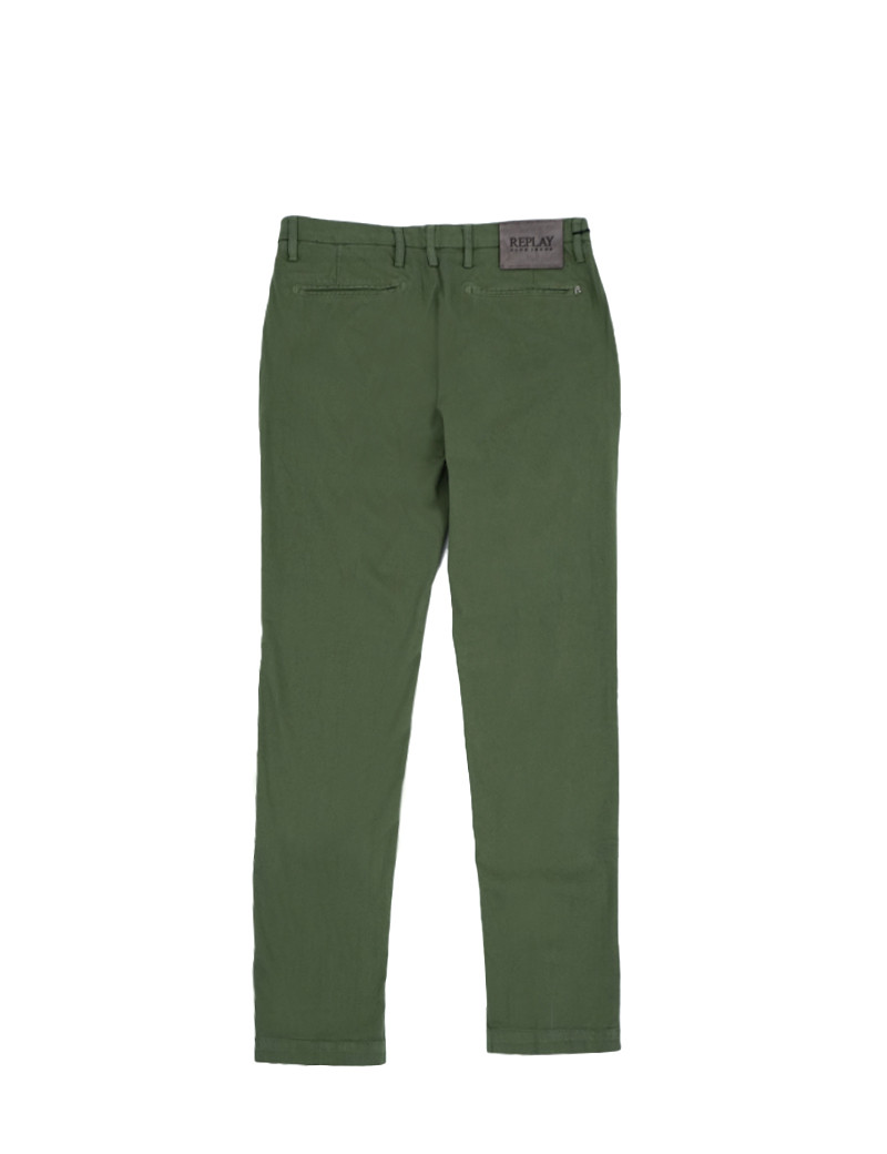 REPLAY CHINO HOMME REGULAR BENNI KAKI
