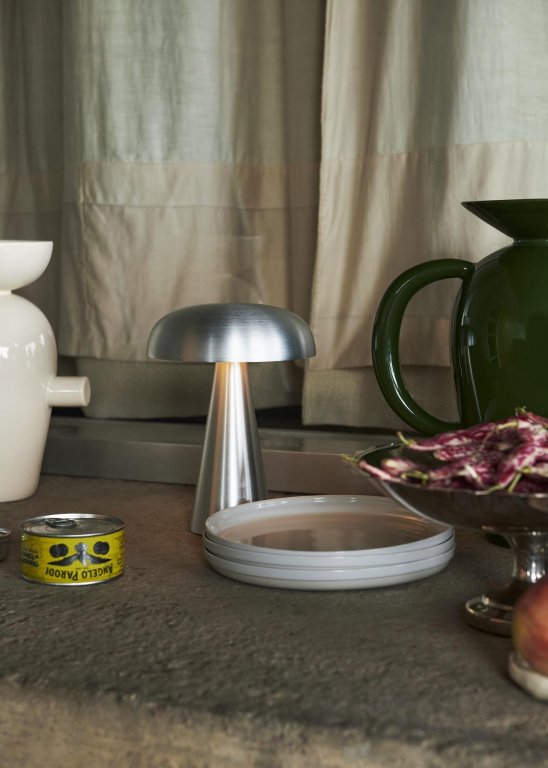 &tradition Como SC53 tafellamp LED oplaadbaar bronzed