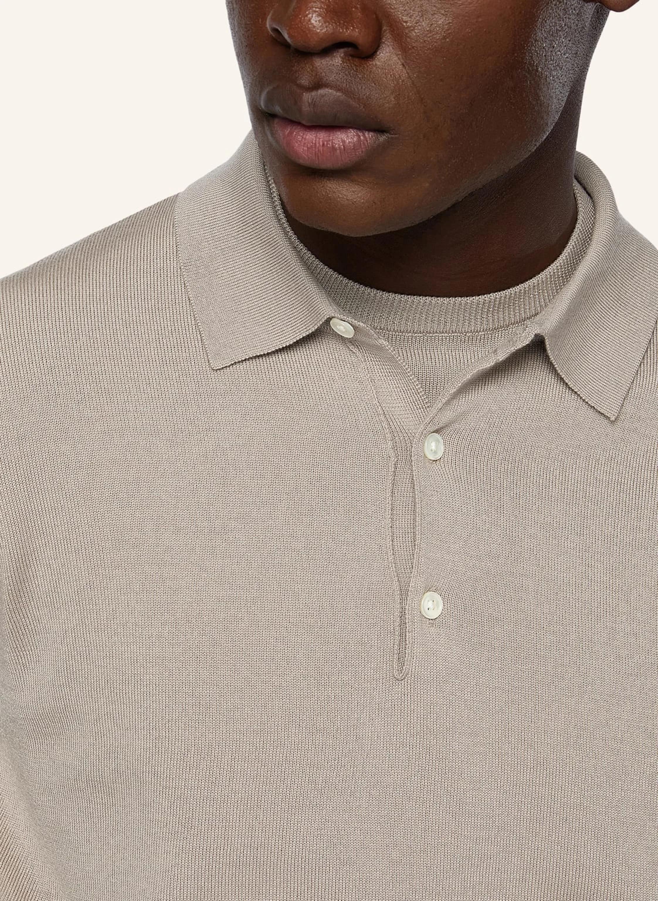 BOGGI MILANO Strick-Poloshirt