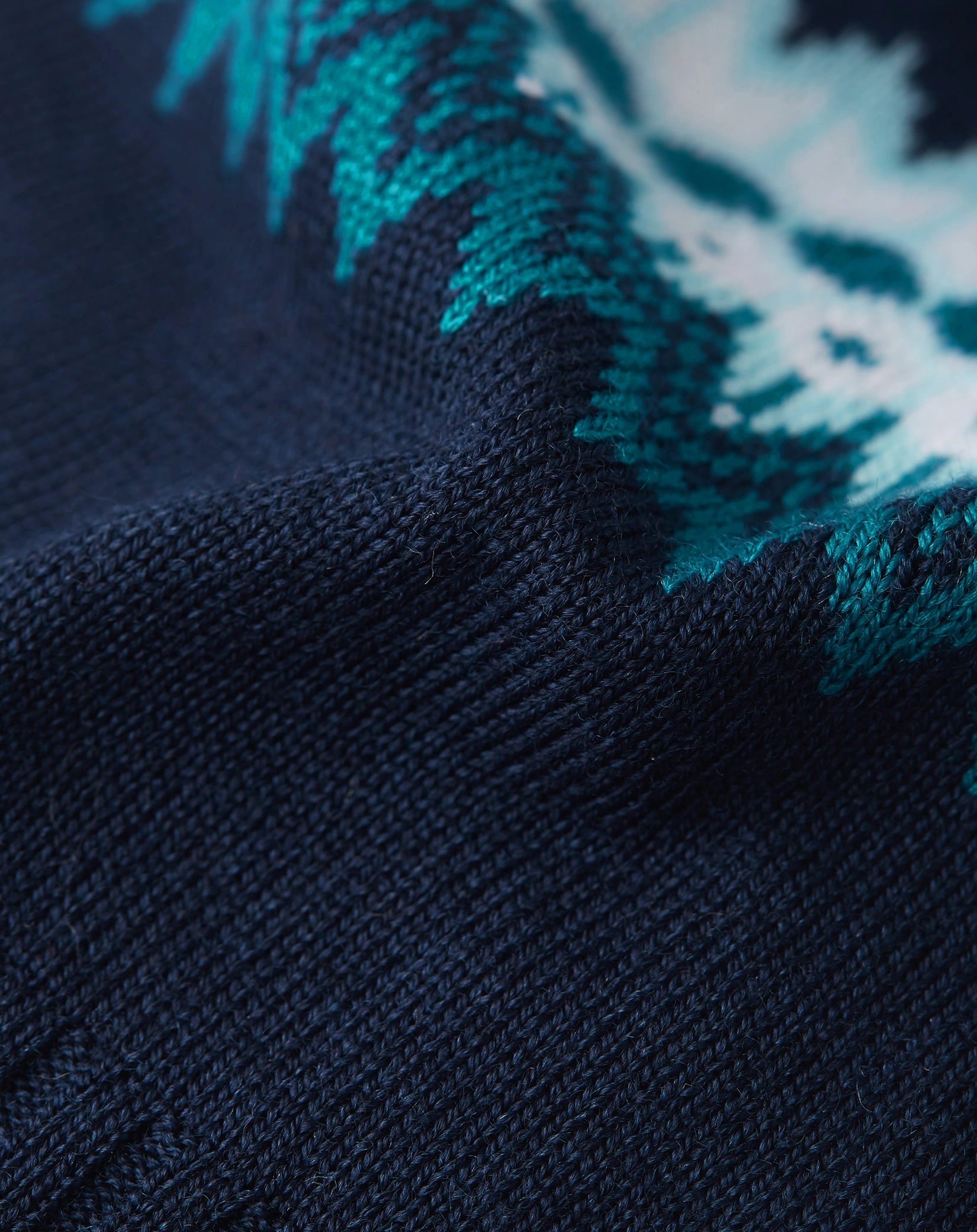 Woll-Mütze TUNTURISSA mit Bommel in navy