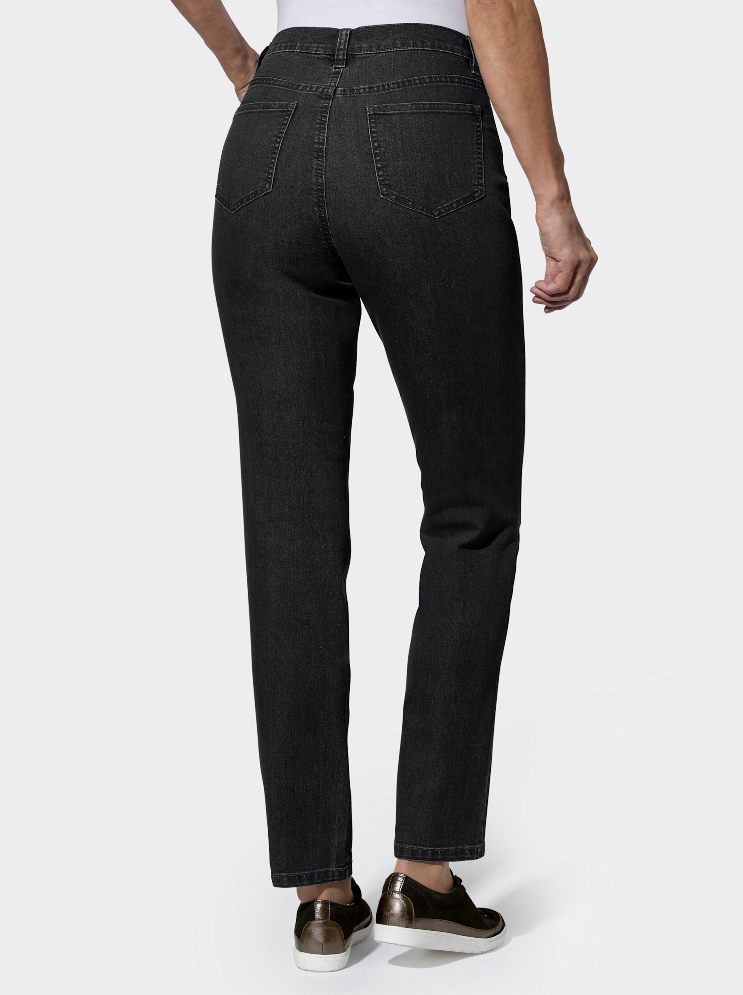 Jeans mit elastischen Einsätzen