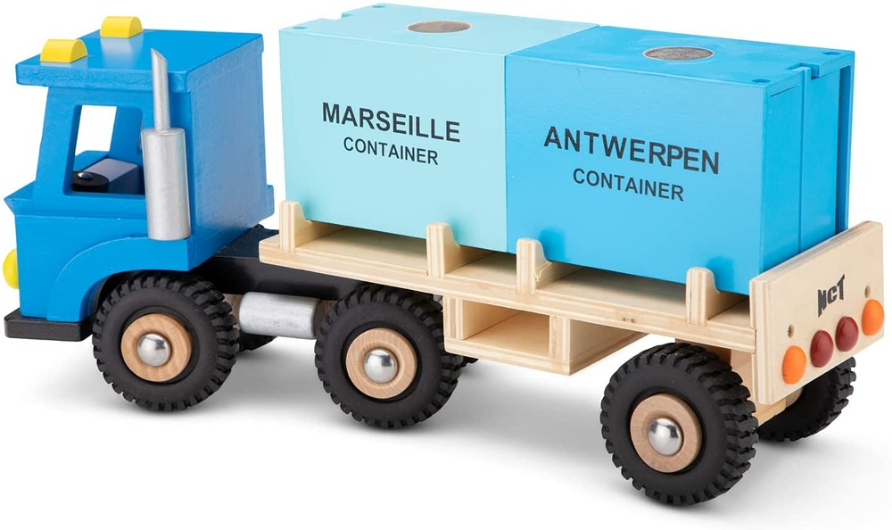 Camion avec 2 containers