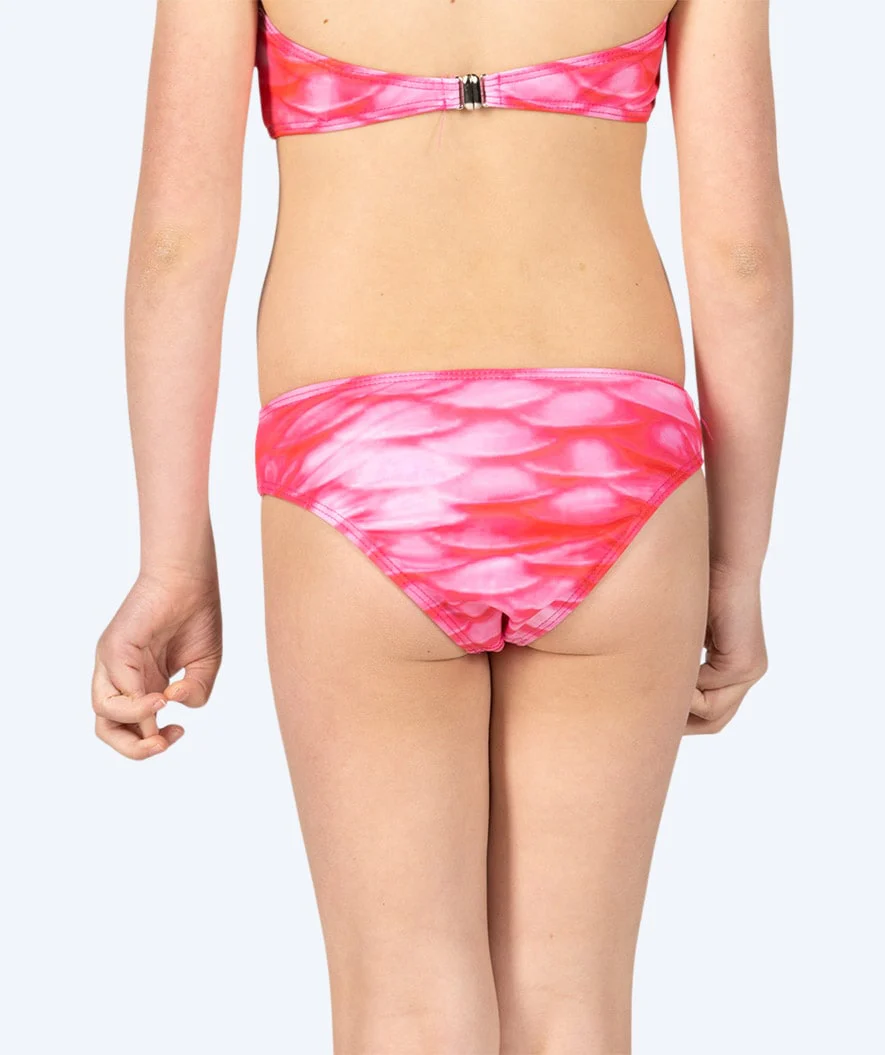 Watery havfrue bikini underdel til piger - Pink Blush