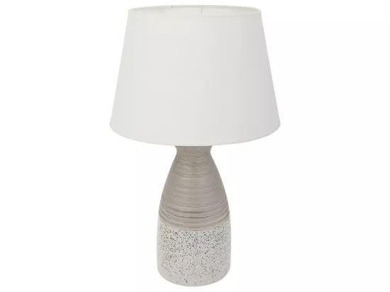 Vase en céramique argentée 13,5x13,5x53h