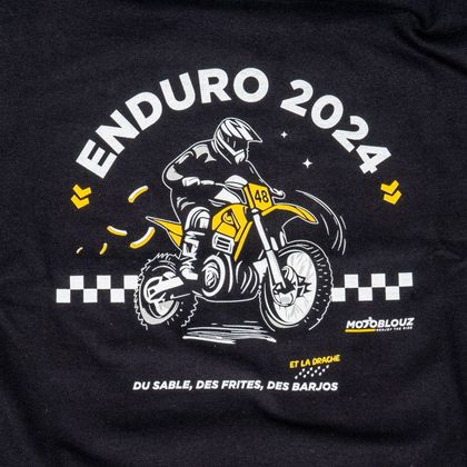 Sweat Motoblouz HOODIE ENDURO 2024 - Blanc / Noir