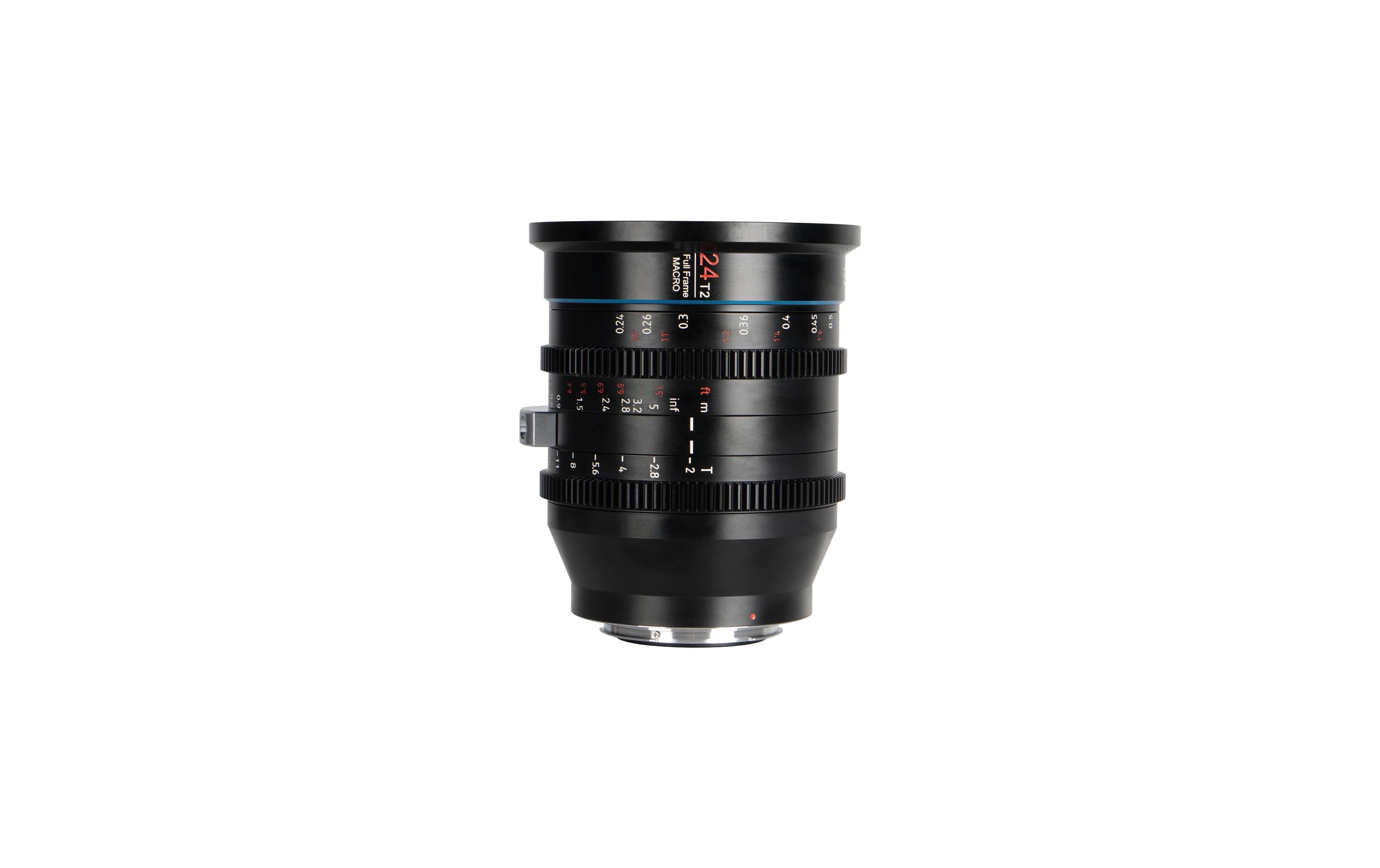 Festbrennweite 24mm T2 Full-frame Marco Cine Lens – Canon EF<br>Makro-Vollformat-Filmobjektiv