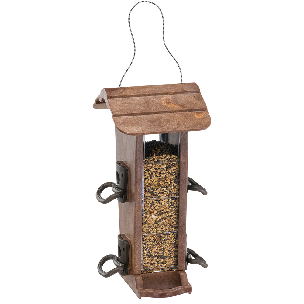 Mangeoire à silos pour oiseaux sauvages jok 21, mangeoire extérieure, adaptée à diverses graines