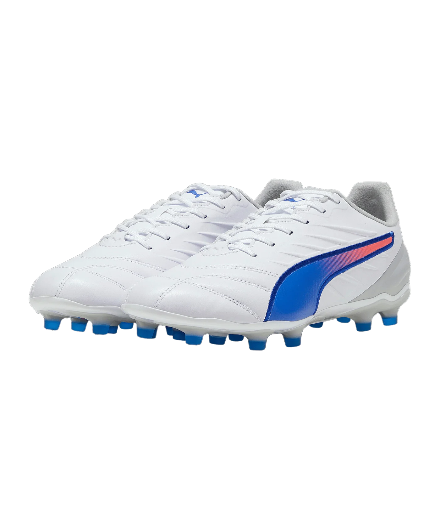 PUMA KING Pro FG/AG Formula Weiss Blau F02