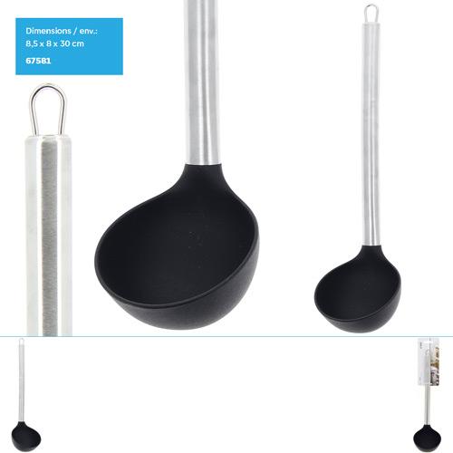LOUCHE NYLON MANCHE INOX