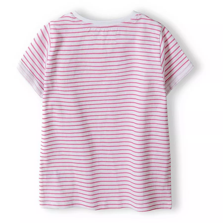 MINOTI 4er-Pack T-Shirts RosaWeißBlau