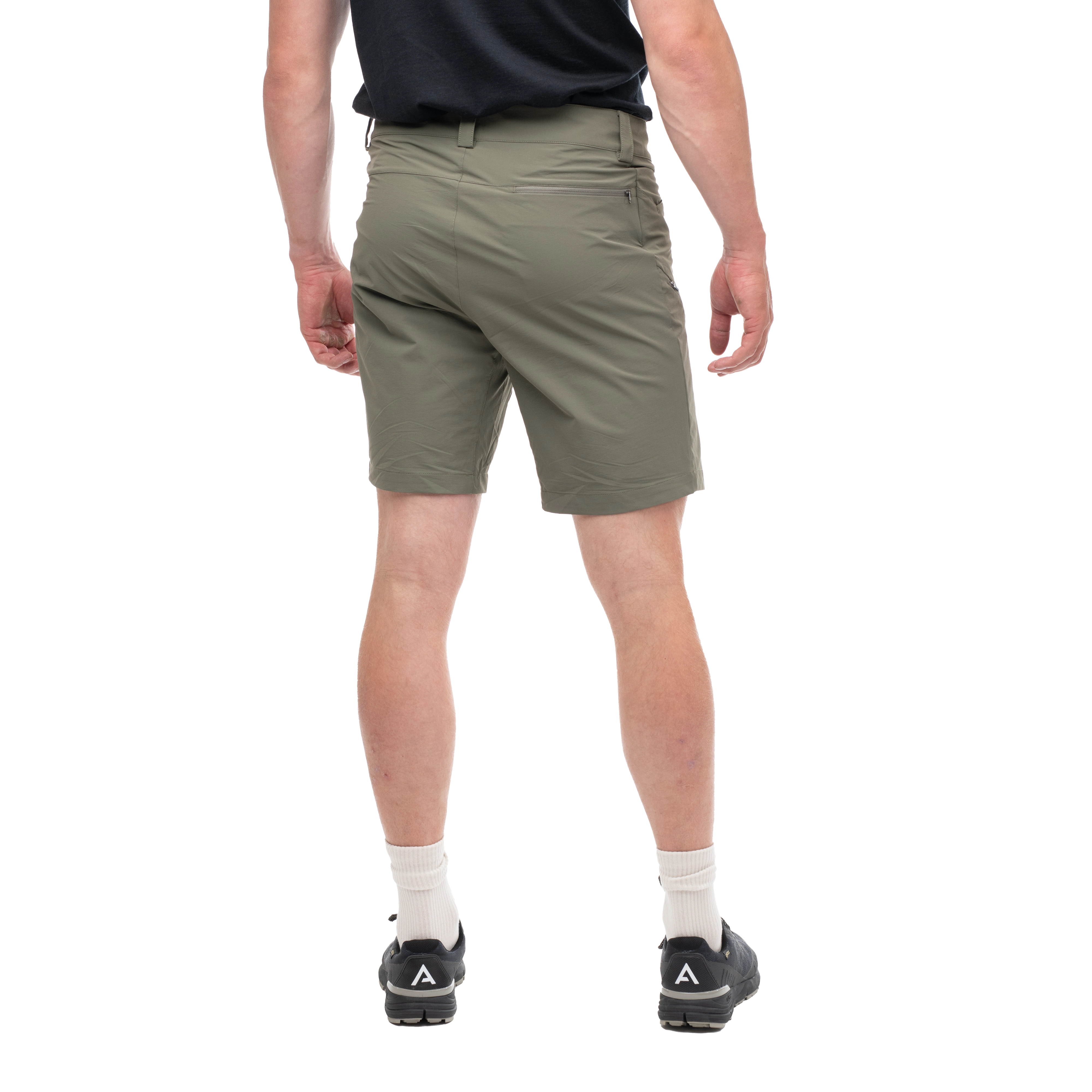 Vandre Light Softshell Shorts Men Green Mud