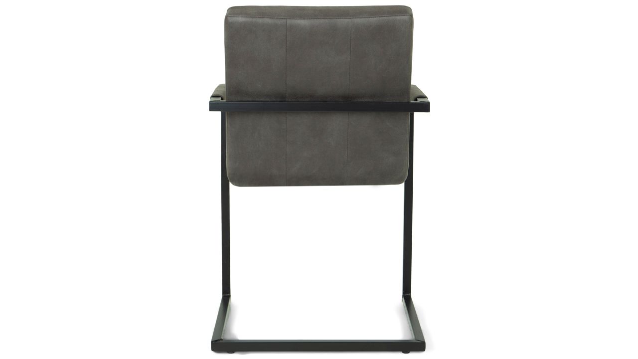 Eetstoel antraciet UK-30.248 Denmark B55 x D55 x H85 cm