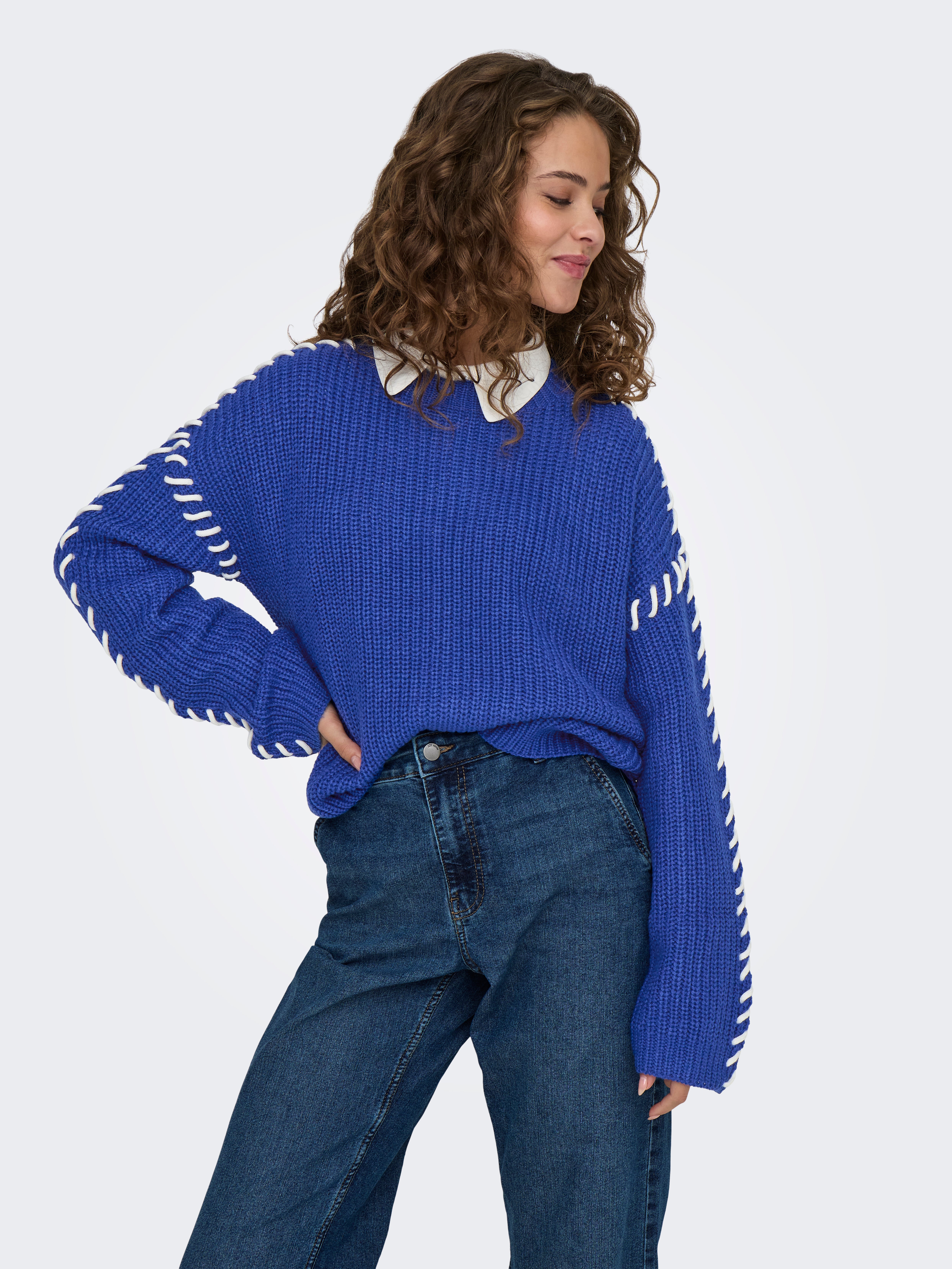 JDYROSELLA Strickpullover Sodalite Blue