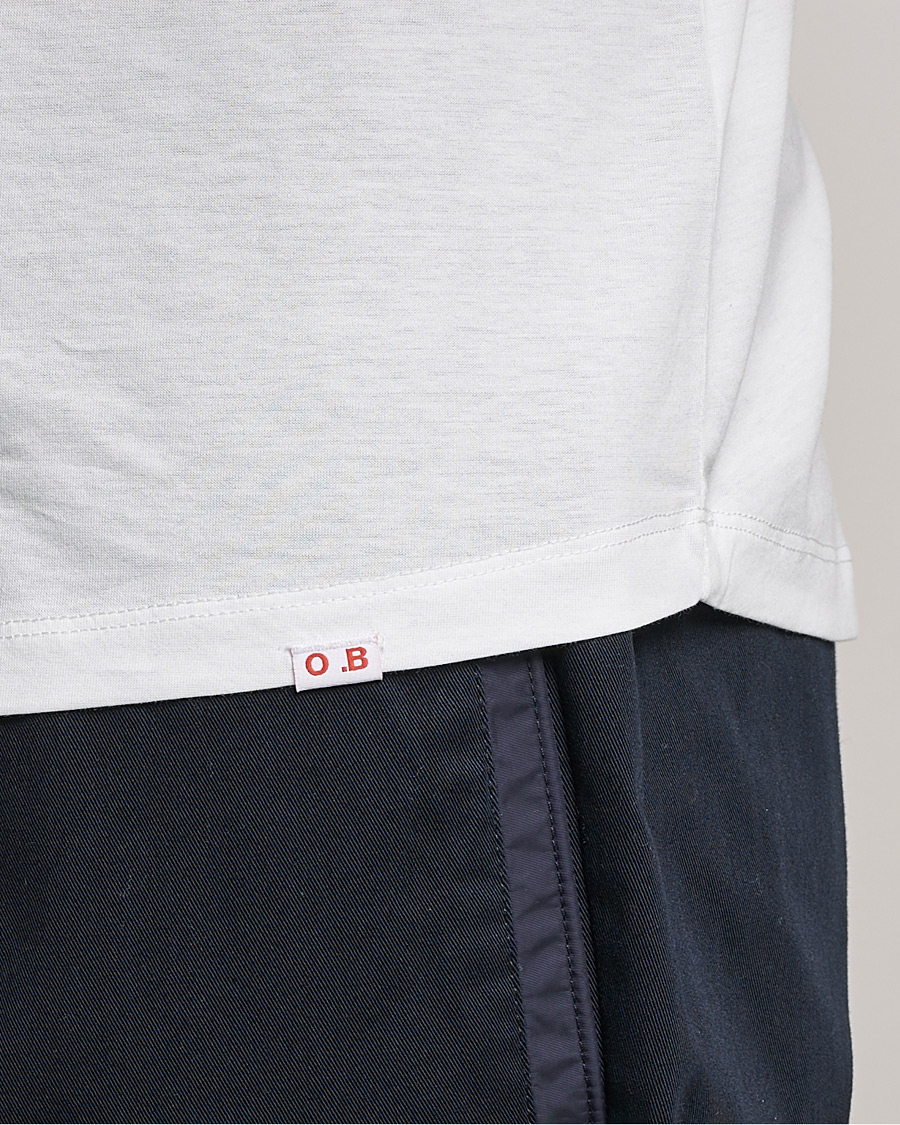 Orlebar Brown OB Crew Neck Mercerised Cotton Tee White