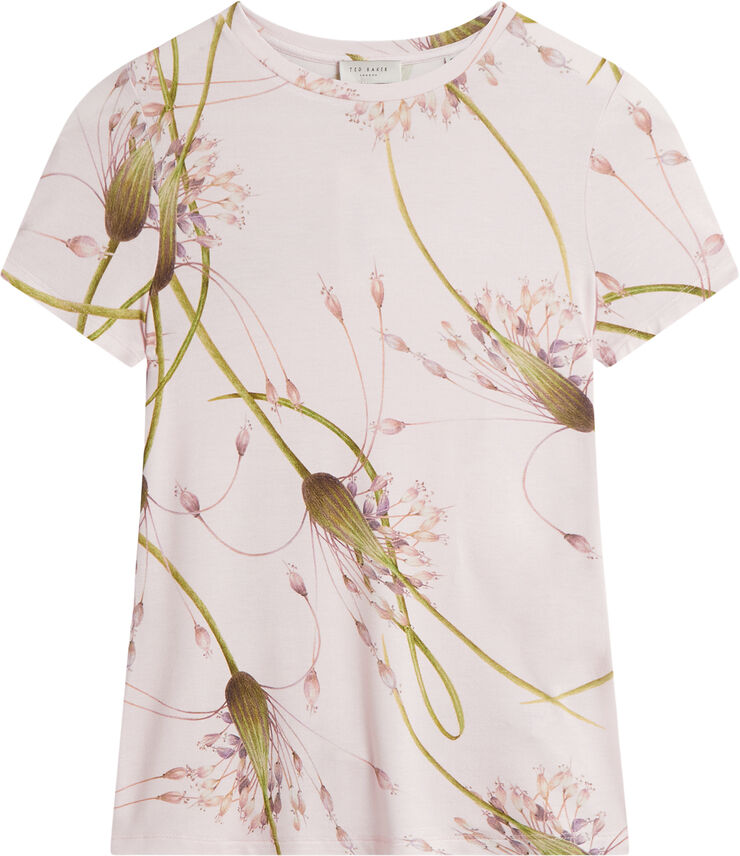Ted Baker LEXIII Printed Fitted Tee Pink