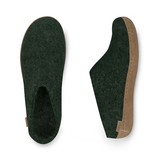 Glerups Slip-on Hjemmesko, Forest, 43