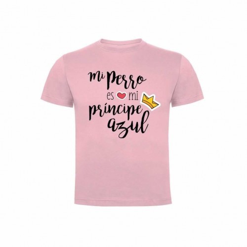 Camiseta infantil rosa com a frase 