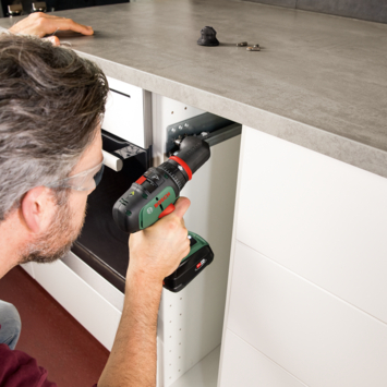 Bosch 18V accuboormachine brushless AdvancedDrill met 3-delige adapterset (Incl. 2 accu's 2.5Ah + lader)