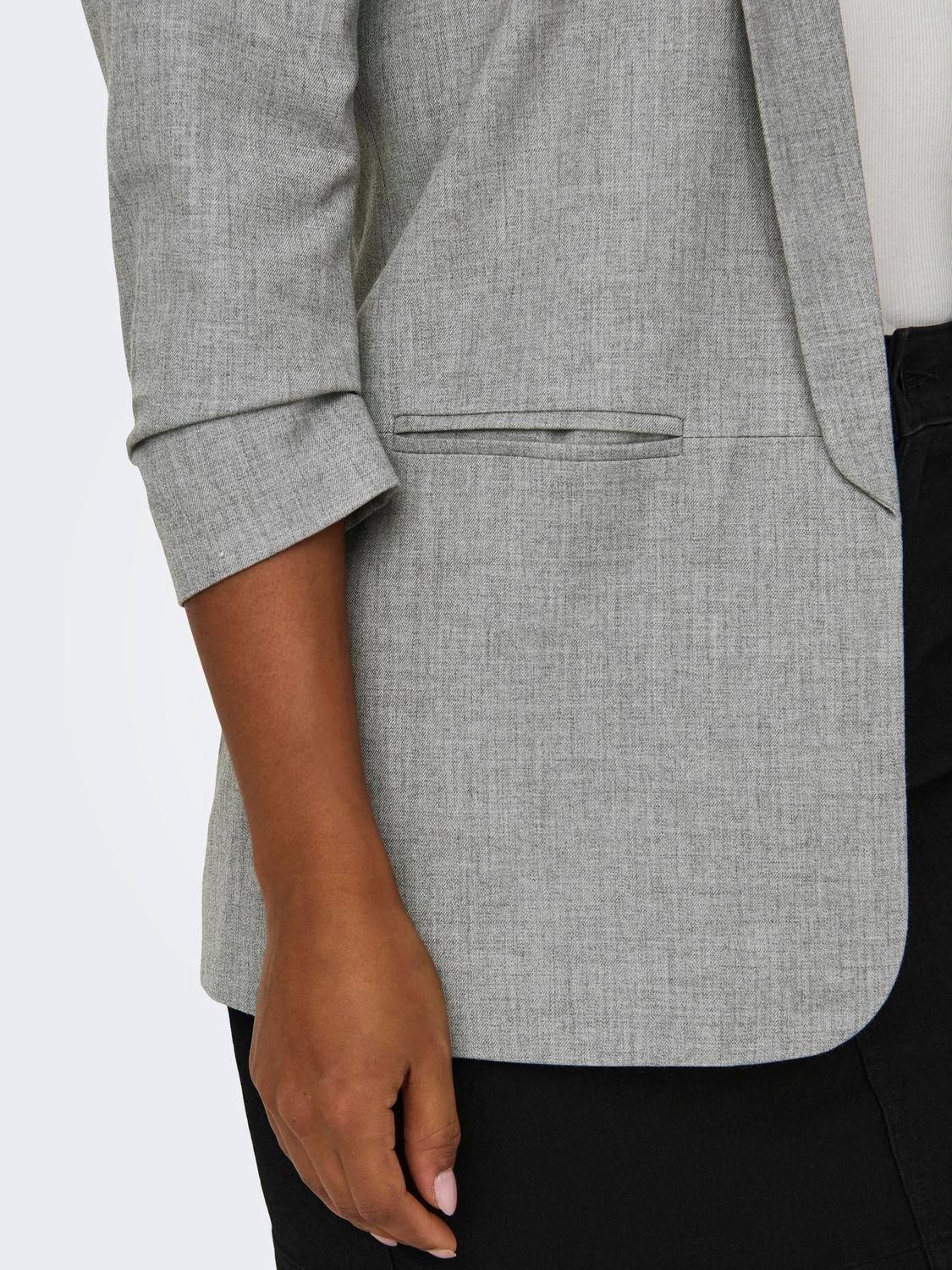 ONLELLY Blazer Light Grey Melange