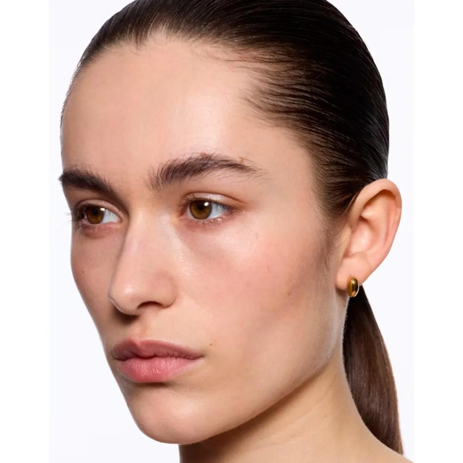 Maria Black Sagene Ørering Single 18 kt. Forgyldt Sølv 101090YG