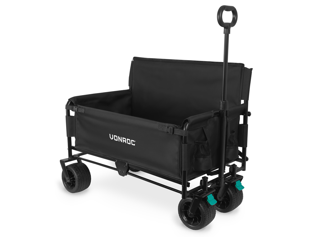 Vonroc 120 kg bolderkar met zitfunctie