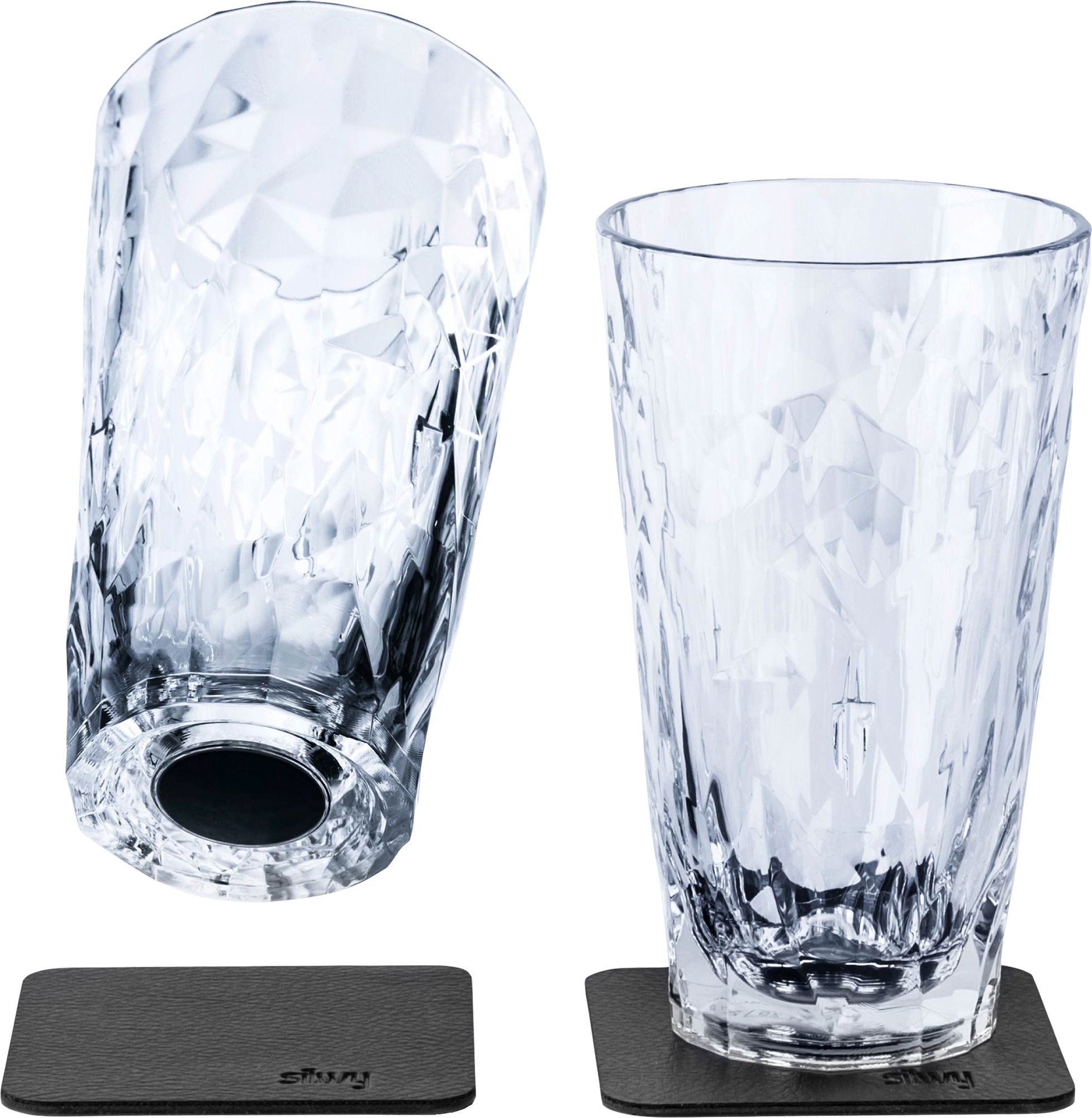 Magnet-Kunststoffgläser LONGDRINK 0,3 l - 2er Set