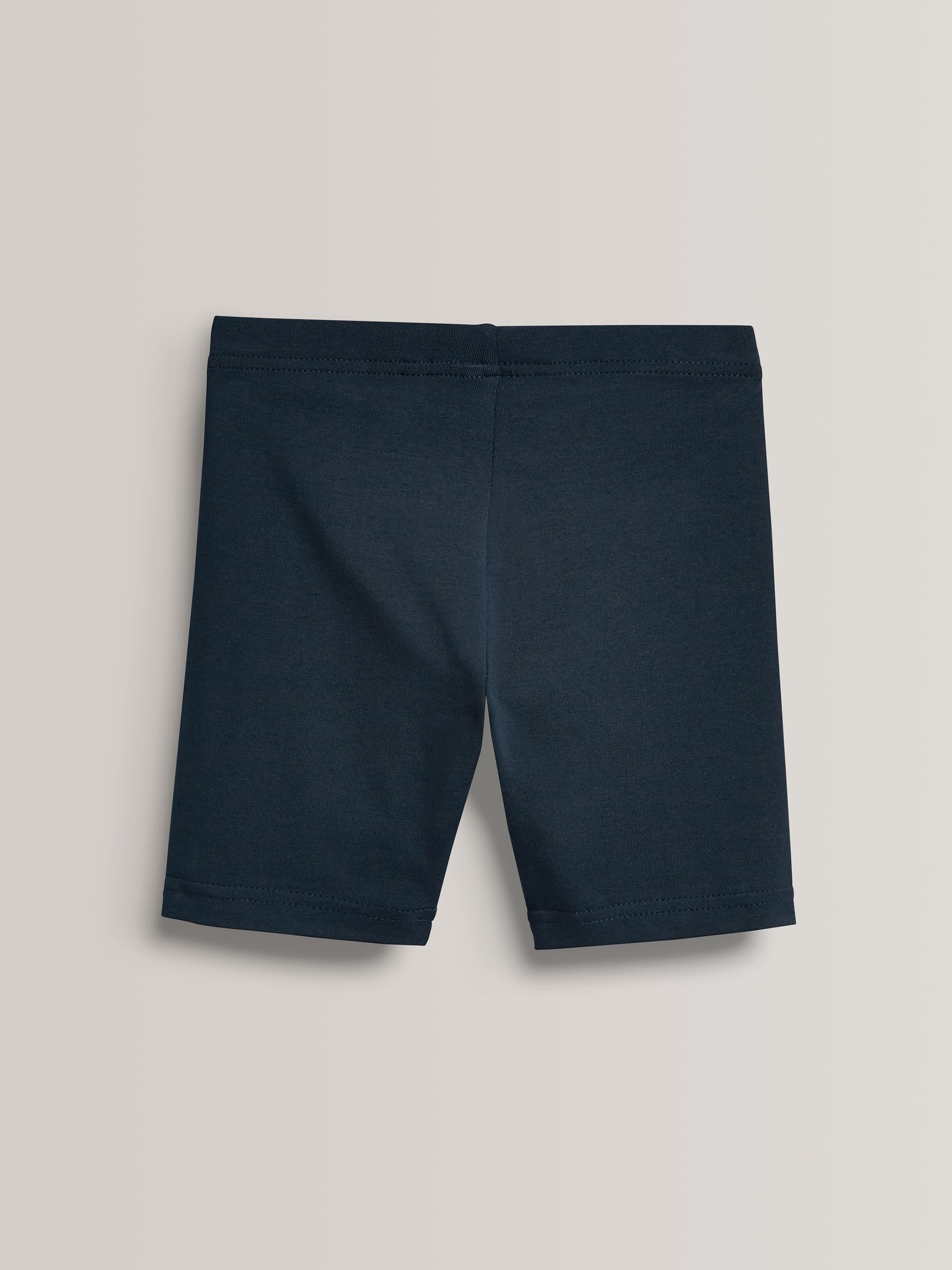 Donkerblauw - Verpakking van 2 stretchy fietsshorts met hoog katoengehalte (3-16jr)