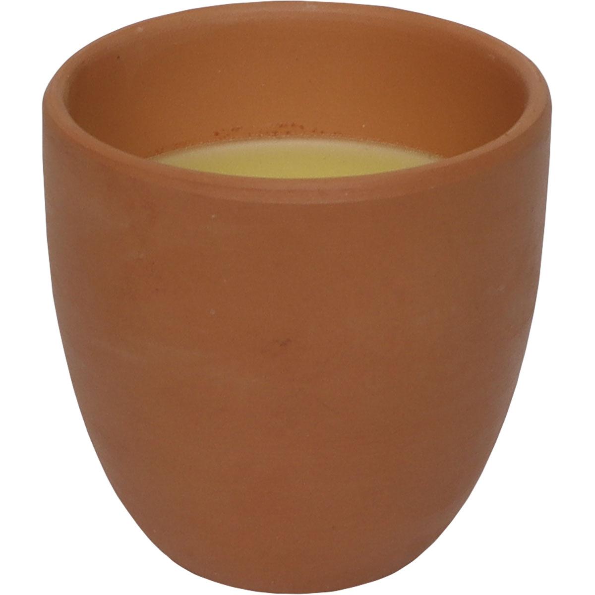 BOUGIE CITRONNELLE POT TERRACOTTA PETIT MODELE TERRE CUITE