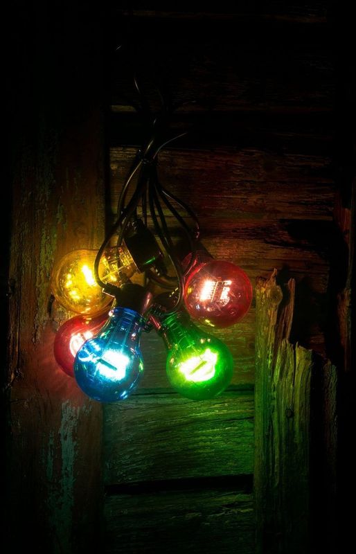 Konstsmide - LED Feestverlichting - Multicolor - 2 Meter - Zwart - 5 Bollen