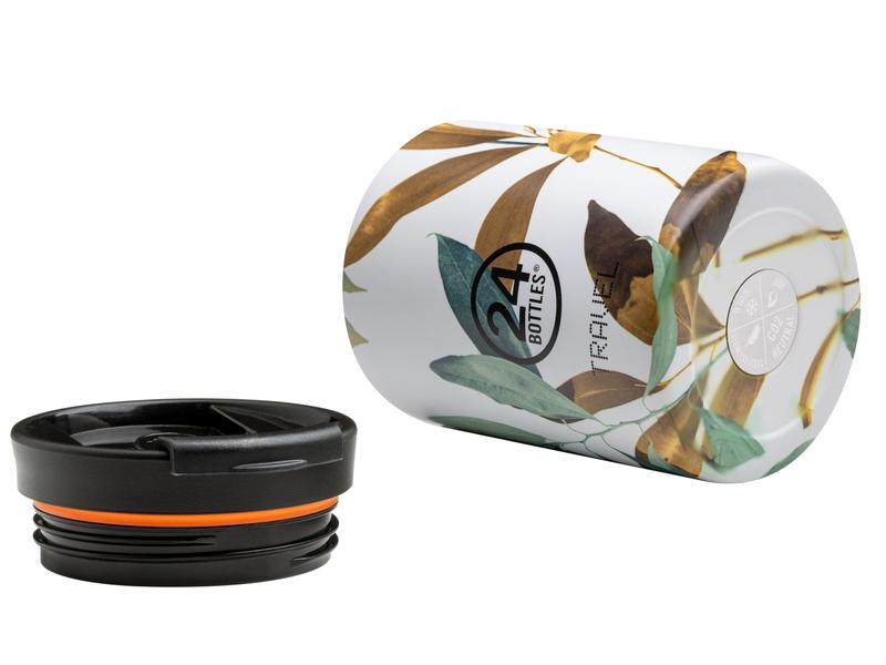 24Bottles Thermobecher Travel Tumbler 350 ml, Tivoli Thermotasse mit doppelwandiger Edelstahlisolation