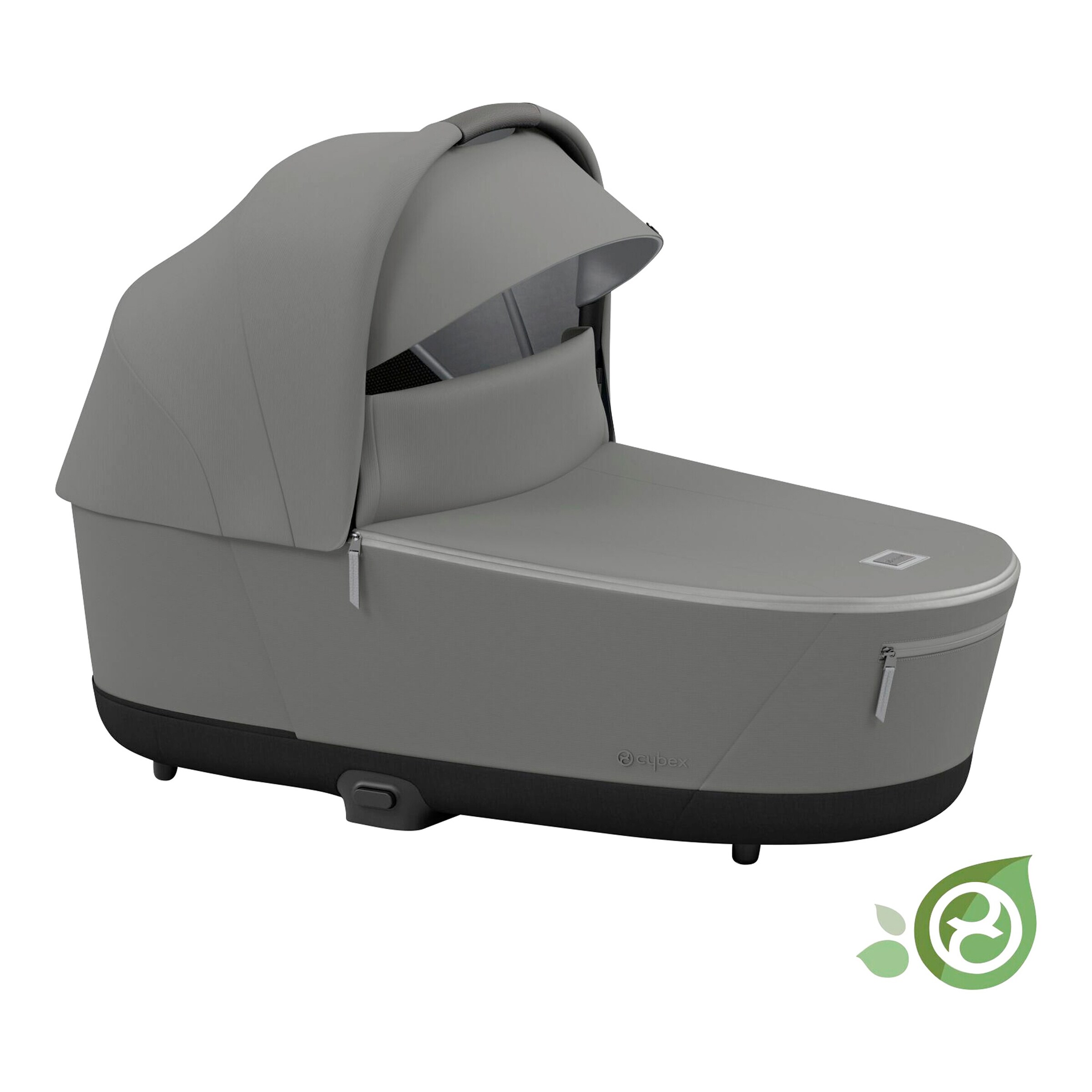 Cybex - PLATINUM Lux Tragewanne Conscious Collection für Priam, e-Priam pearl grey