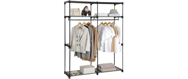 SONGMICS Regal »Grau, 43 cm (B) x 174 cm (H) x140cm«