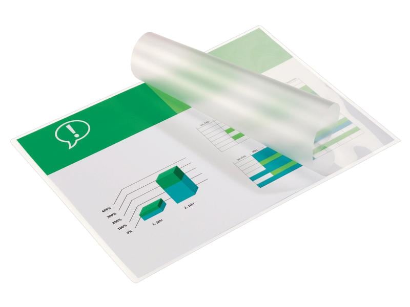 GBC Laminierfolie Document Pouch A7, 100 Stück Laminiertaschen zum Heisslaminieren von Dokumenten
