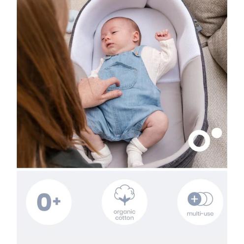Couffin bébé Doomoo Nest & Go Grey - BABYMOOV