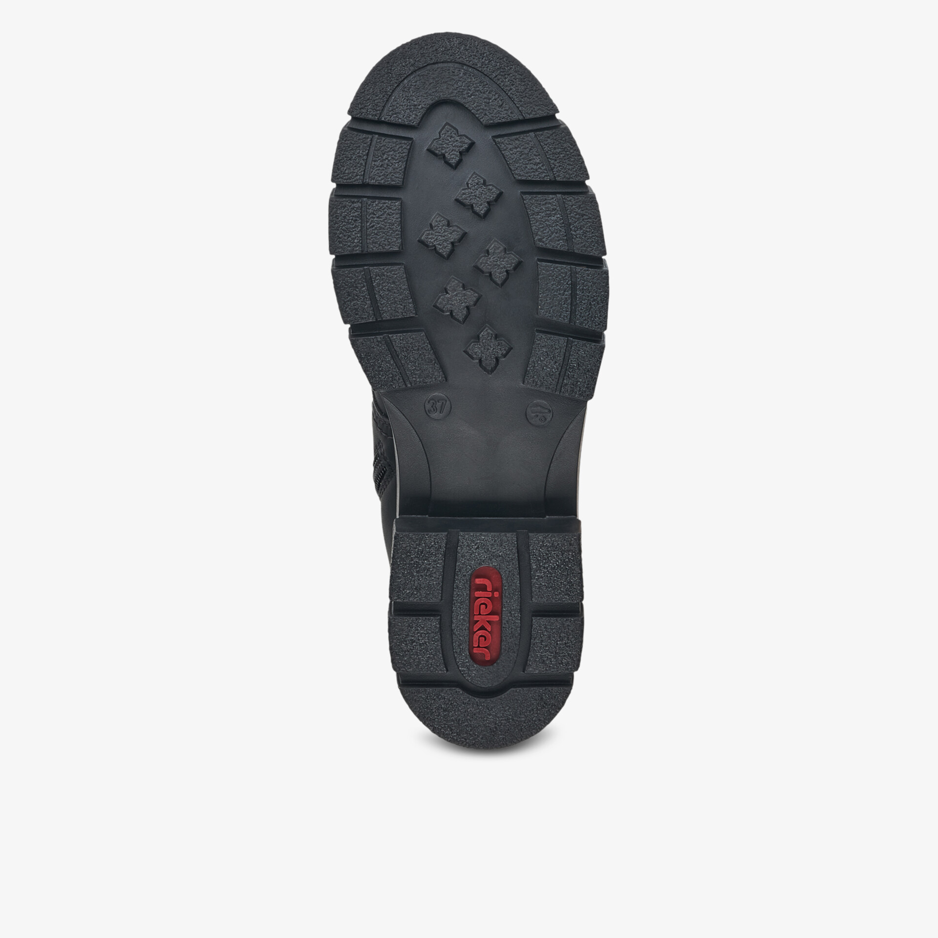 rieker Damen Schnürstiefeletten schwarz